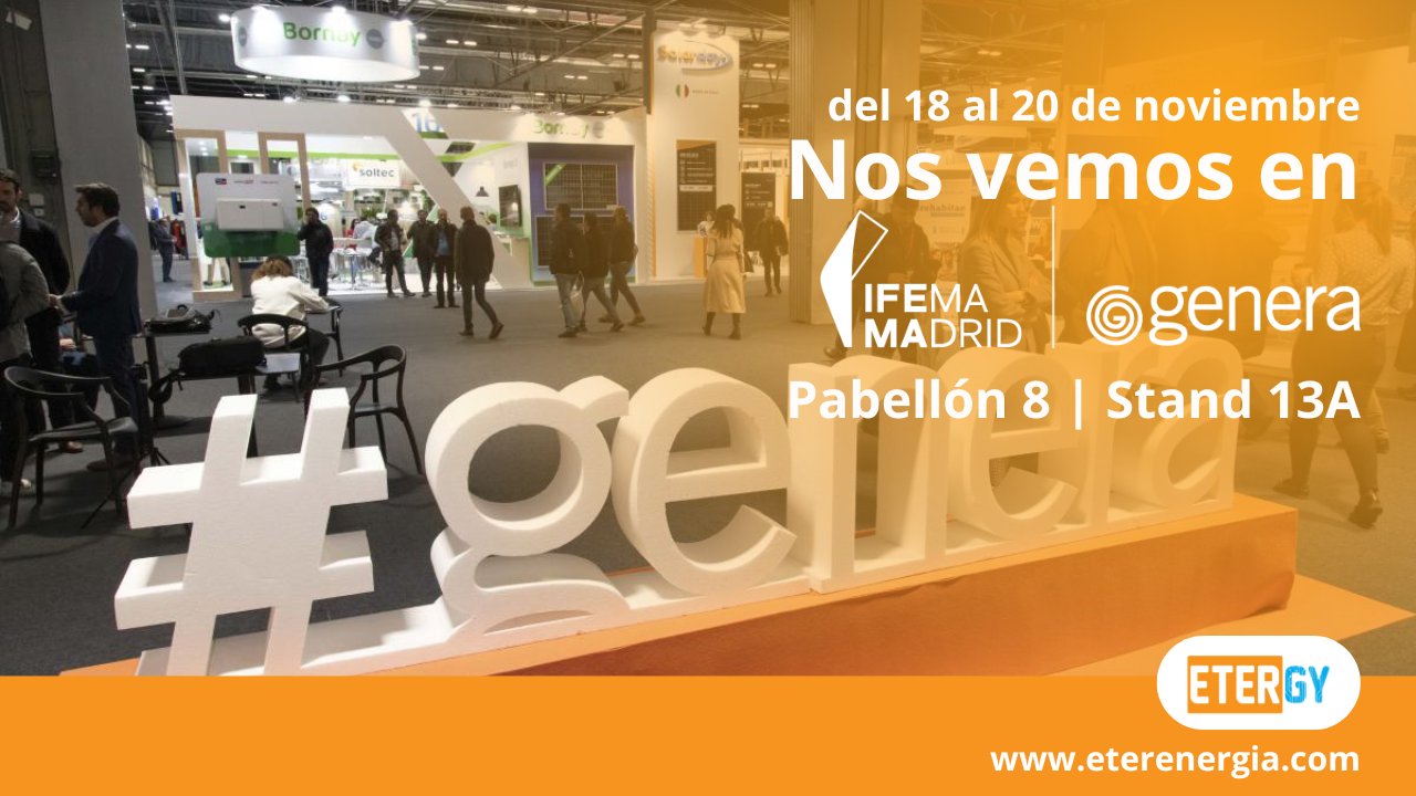 Etergy estará presente en Genera 2025