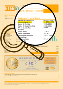 Factura Etergy