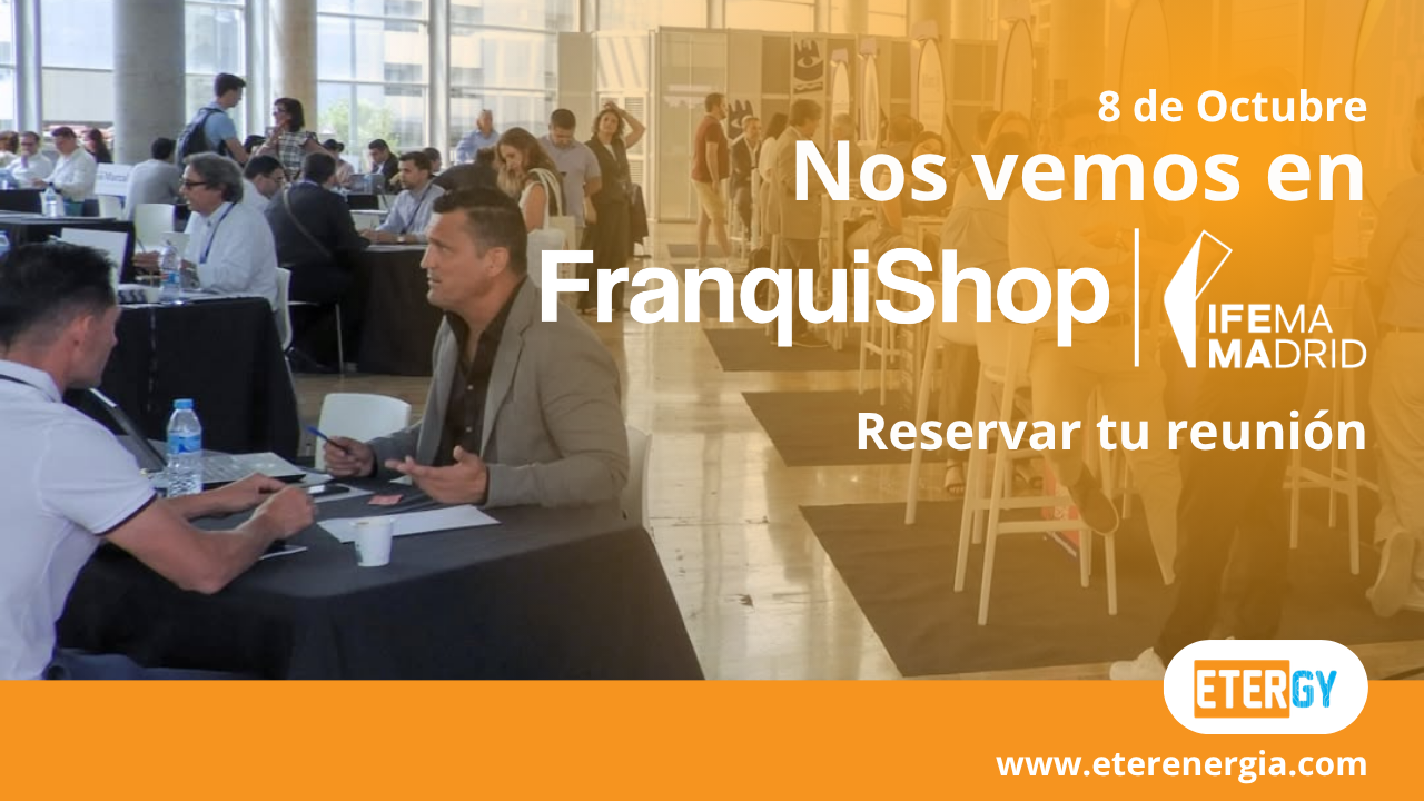 Etergy estará en FranquiShop Madrid 2026