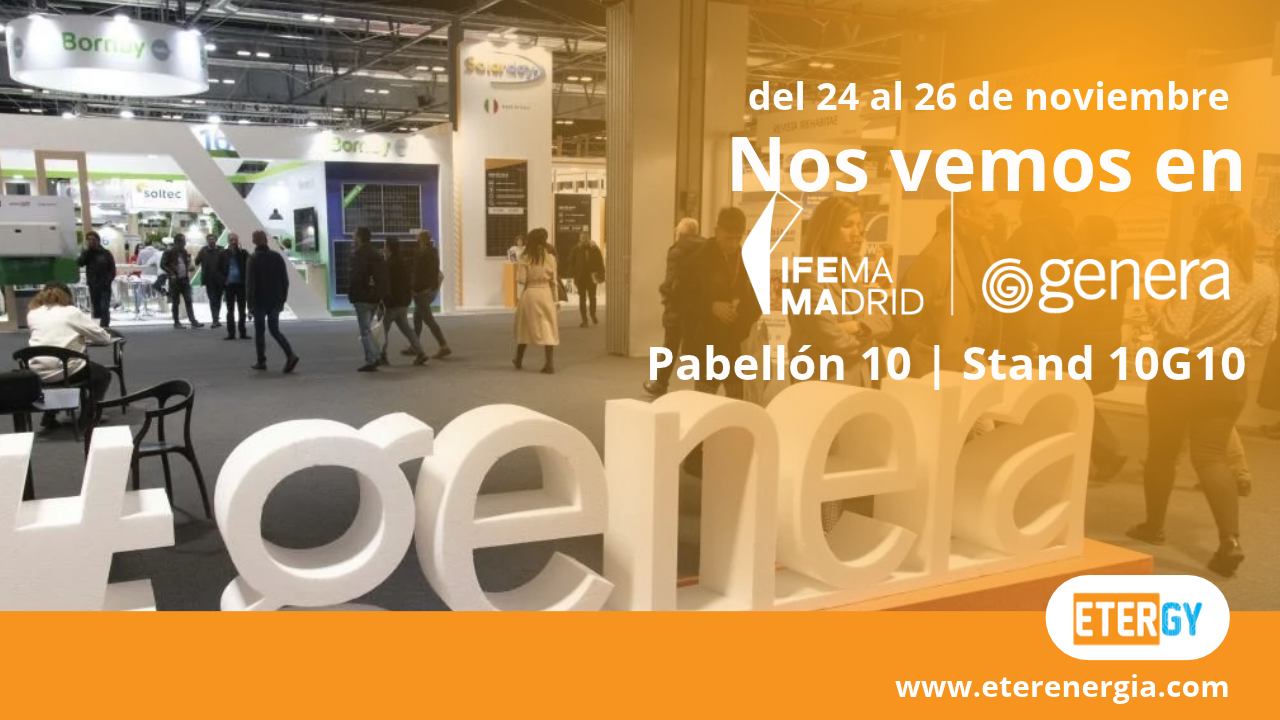 Etergy estará en GENERA 2026
